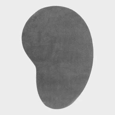 Antracitový koberec PULY BEANS 120x170 cm