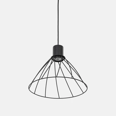 Závěsné svítidlo ve stylu loft MODESTO BLACK I fi 29,5 cm