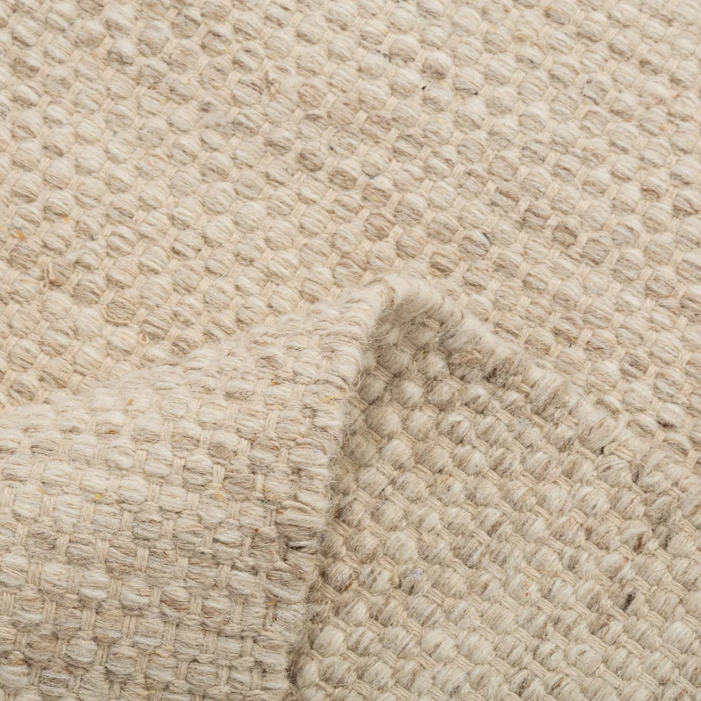 Vlněný koberec GOTTI, stříbrno-bežový, 160x230 cm