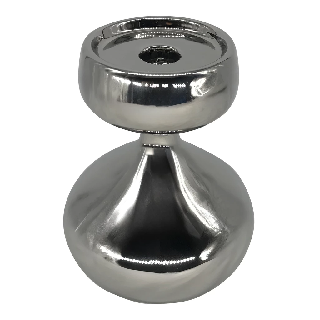 Stříbrný glamour svícen 17 cm