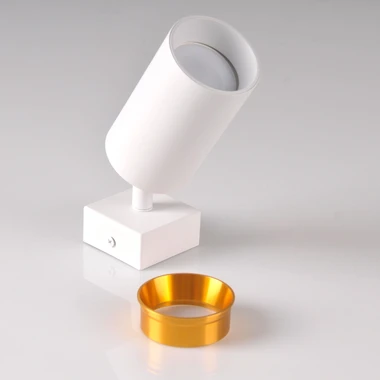 Bílo-zlaté závěsné a nástěnné svítidlo MARIBEL I