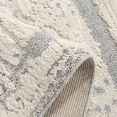 Koberec boho krémový NINA, 80x150 cm