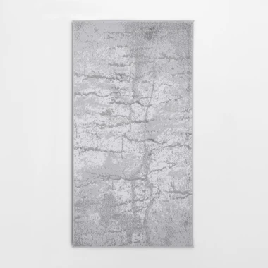 Abstraktní šedý koberec MIRACLE 80x150 cm