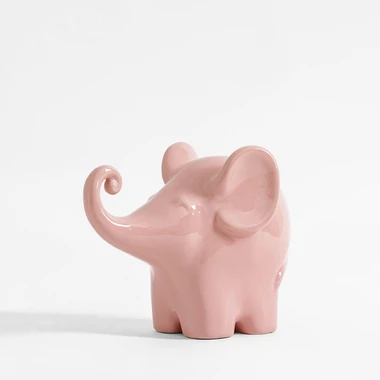 Dekorativní figurka SLON růžový