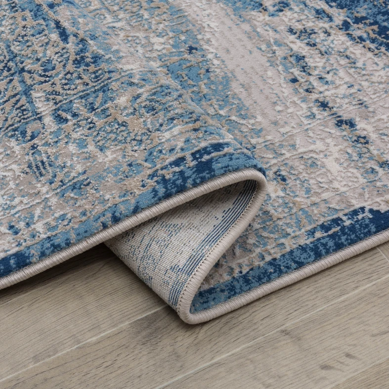 Koberec vintage modrý ALMERA 80x140 cm