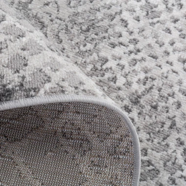 Retro stříbrný koberec MIRACLE 80x150 cm