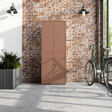 Čtyřdveřový botník ALICE SPRINGS terakota