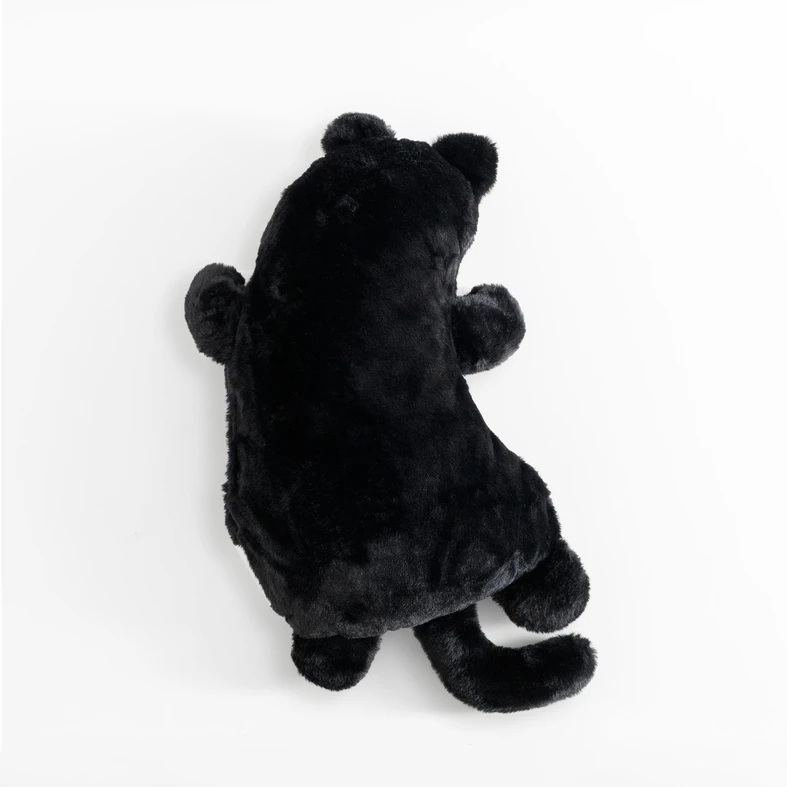 Polštář HUGGIE černá kočka 50x33 cm