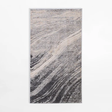 Šedý abstraktní koberec KERY 80x150 cm