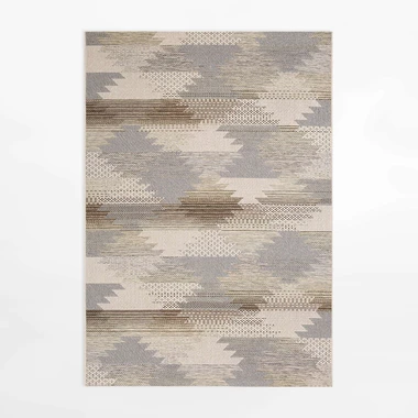Geometrický koberec KEMET KOSOČTVERCE, šedý, 120x170 cm