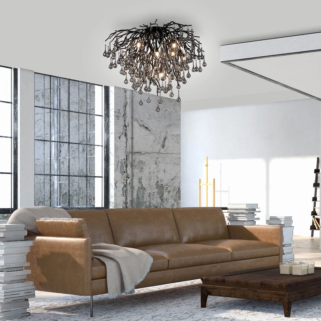 Lampy z rodziny ICICLE możesz dopasować wnętrz nowoczesnych, nowojorskich oraz glamour.