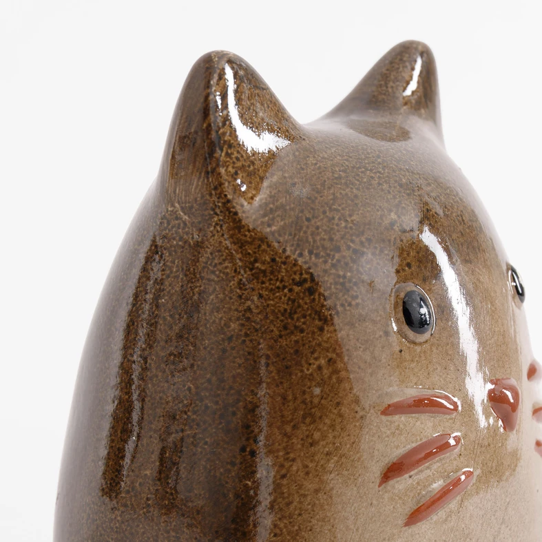 Porcelánová figurka, kočka, 13 cm, MIX
