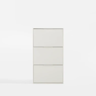 Bílý botník ESPRESSO 25 cm