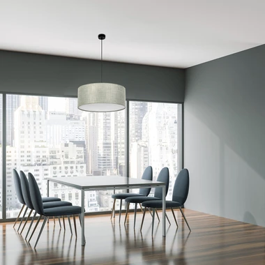 Šedozelené závěsné svítidlo EARTH 50 cm