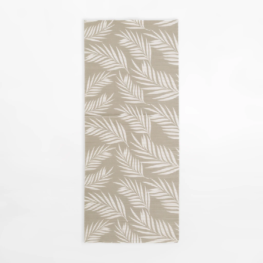 Koupelnová podložka CANARIA, listy, 65x150 cm