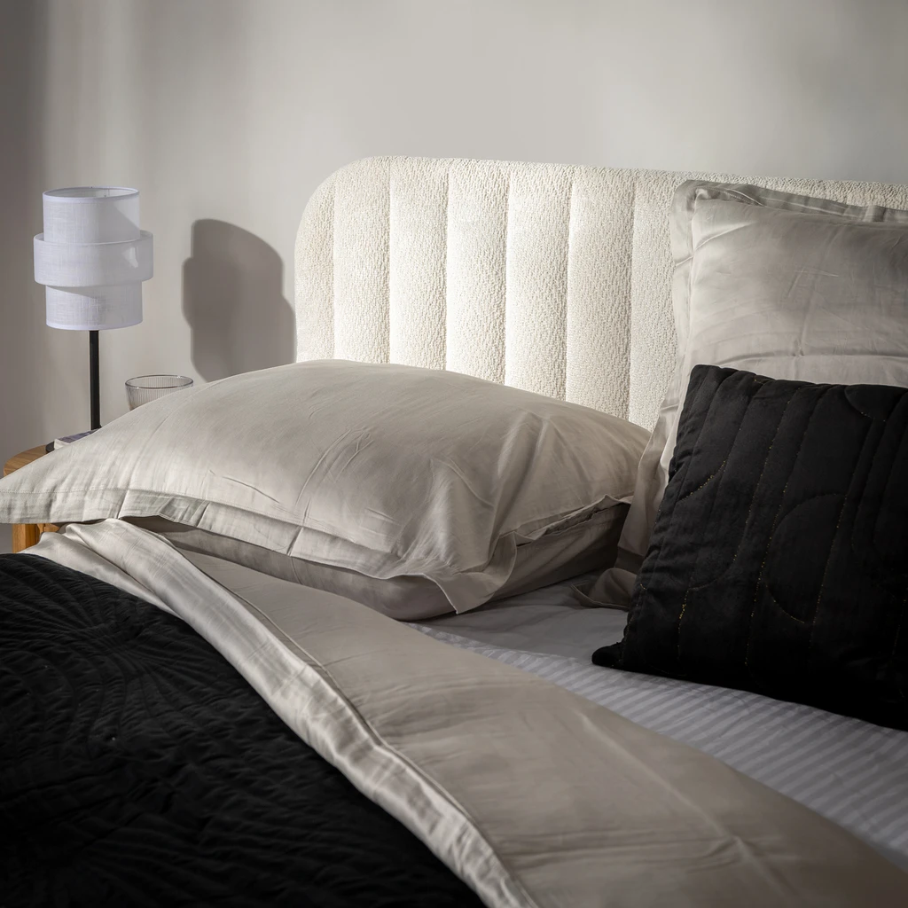 Postel boxspring VALO bílá 140x200