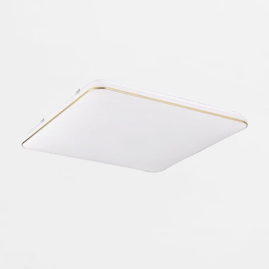 Čtvercové stropní LED svítidlo 50W OMAR zlaté 53 cm