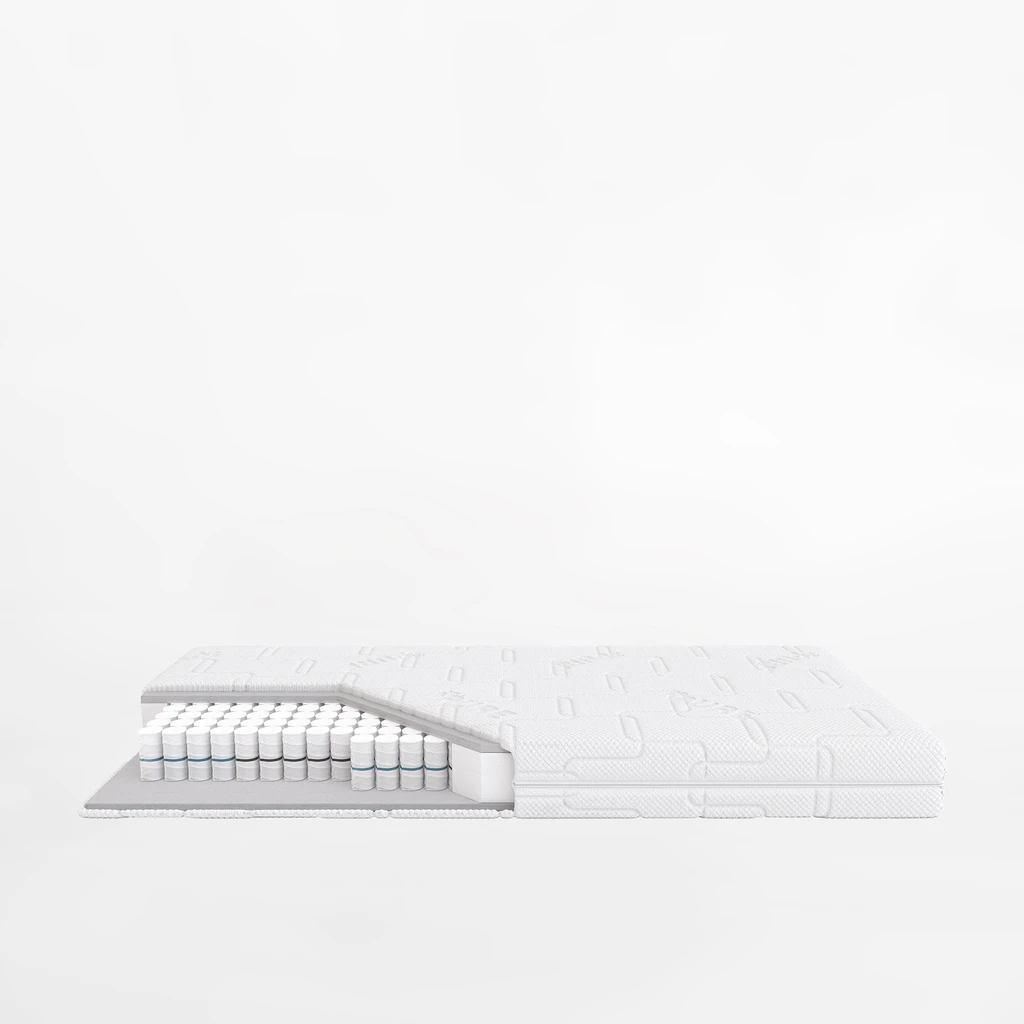 Materac ze sprężynami kieszeniowymi, o twardości H4