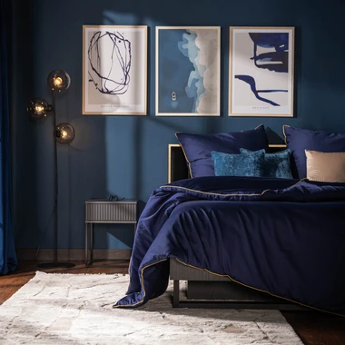 Antracitový noční stolek se zásuvkou NOTTE