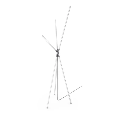 Stojací lampa LED vláknem LAUTARO černá