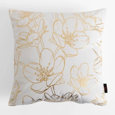 Bílý povlak na polštář CASILA 45x45 cm