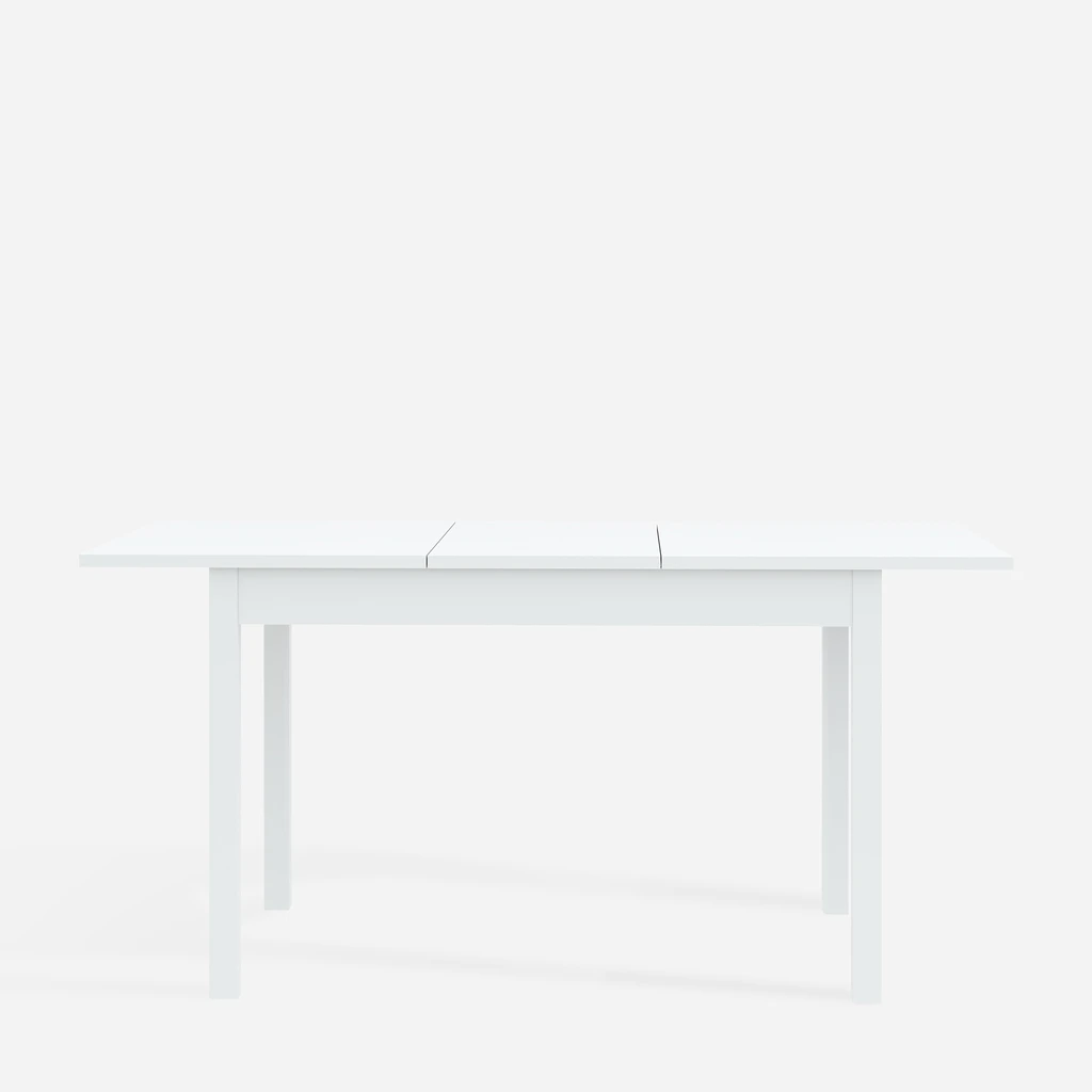 Rozkládací stůl UNO bílý 120-160 cm