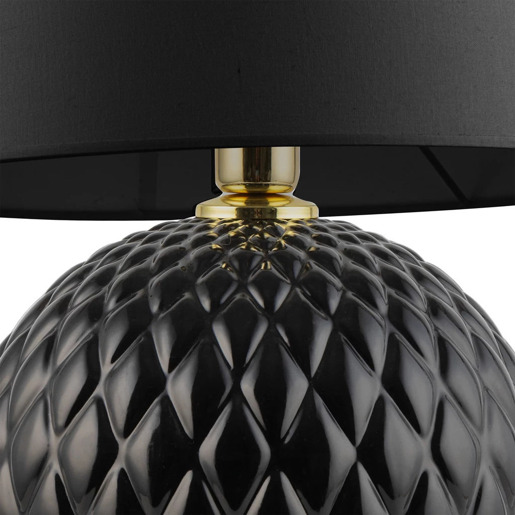 Lampa stołowa czarna SANTANA
