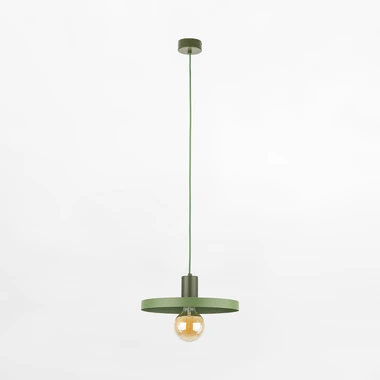 Závěsná lampa SILA GREEN PEAPOD fi 30 cm.