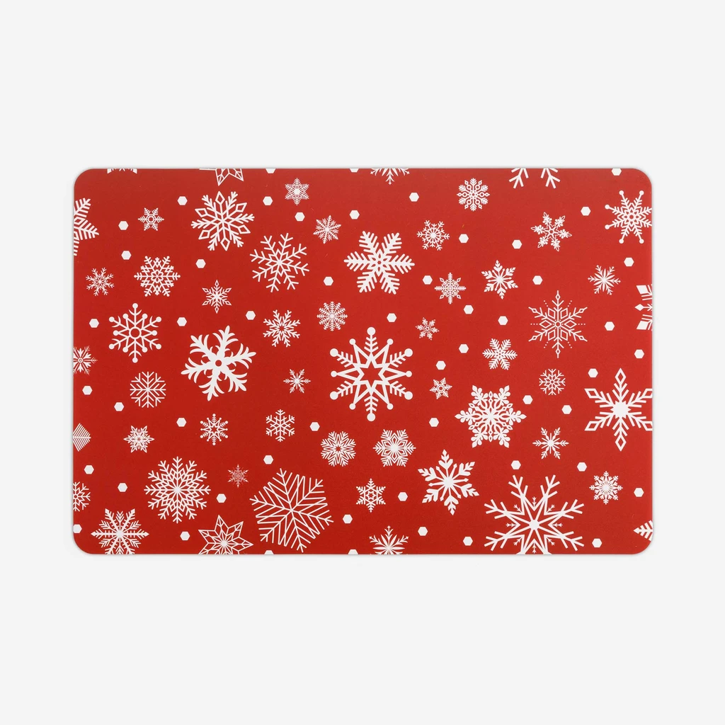 Vánoční prostíraní červené 30x45 cm