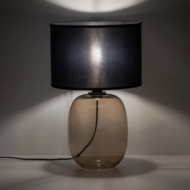 Černá stolní lampa MELODY