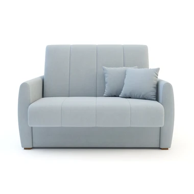 Malá modrá rozkládací pohovka DALIA