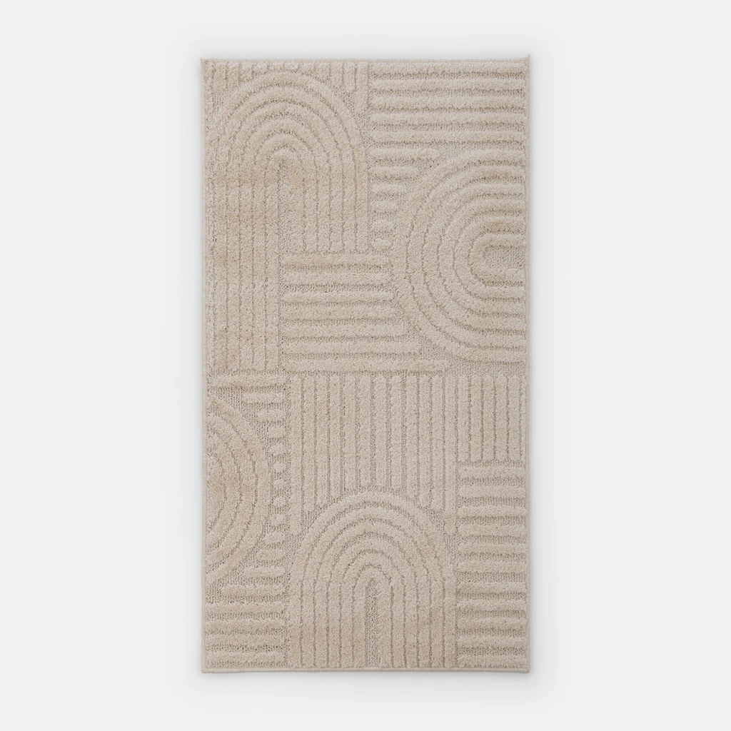 Dywan kremowy LA CASA 3D 80x150 cm