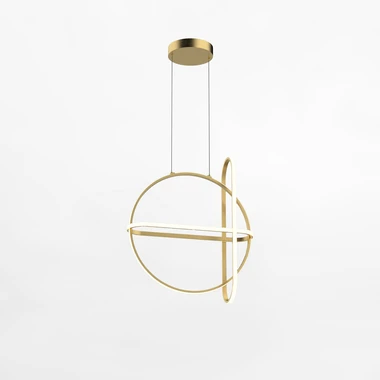 Zlaté závěsné LED svítidlo CERRILA