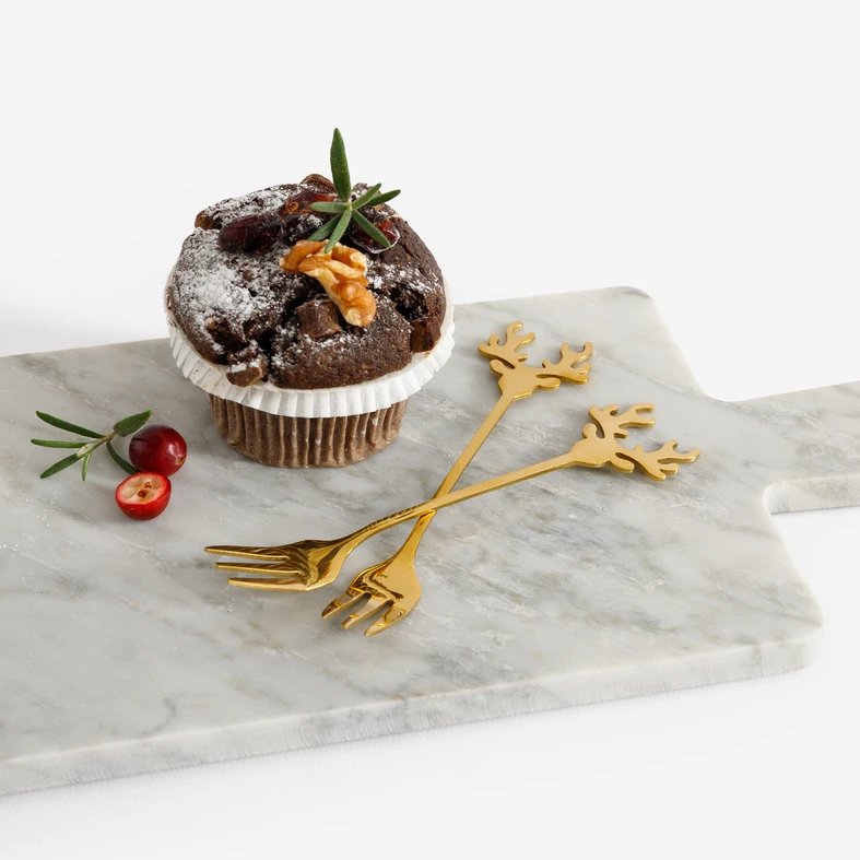 Sada vidliček s ozdobným koncem RUDOLF 4 ks