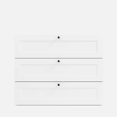 Komoda se 3 zásuvkami MARIO bílá