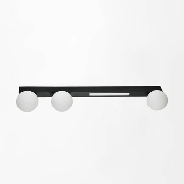 Černé stropní svítidlo LED 6W 3xG9 LUND