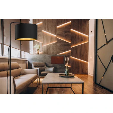 Černá stojací lampa ARDEN