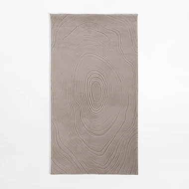 Béžový moderní koberec ACTION, 80x150 cm