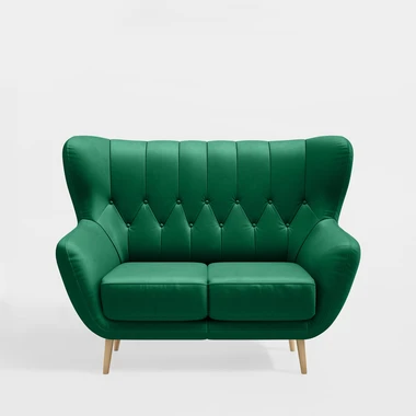 2místná pohovka ušák zelená KELSO