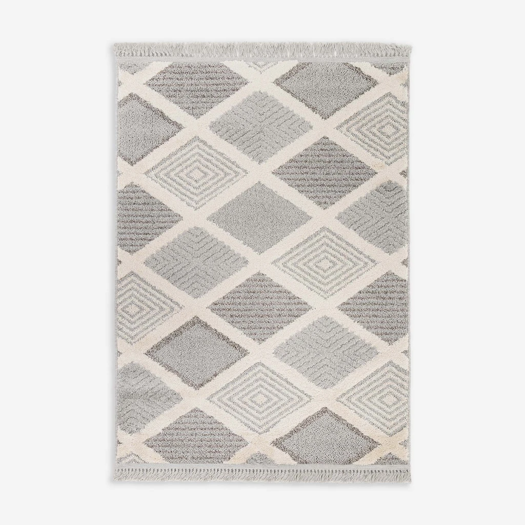 Koberec geometrický s kosočtverci NINA, 120x170 cm
