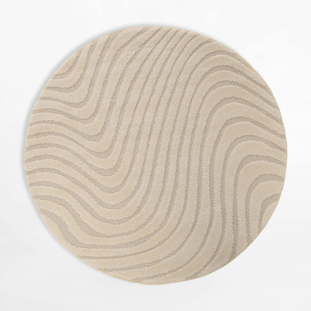 Moderní krémový koberec INSPIRATION 120 cm