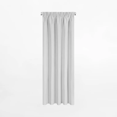 Stříbrný závěs na pásce SUZAN 135x270 cm