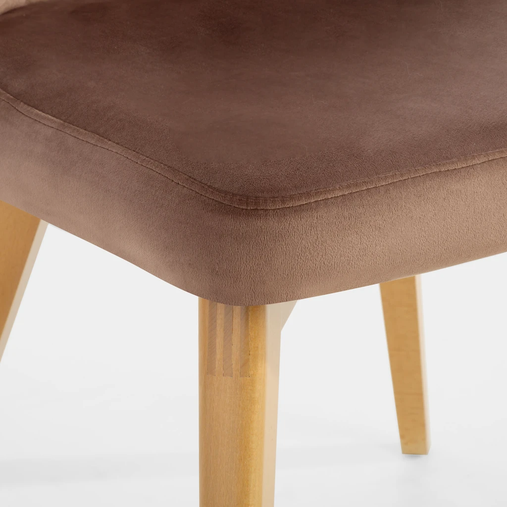 Hnědá čalouněná židle SIENNE
