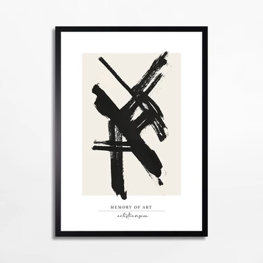 Obraz BLACK ABSTRACT II 50x70 cm