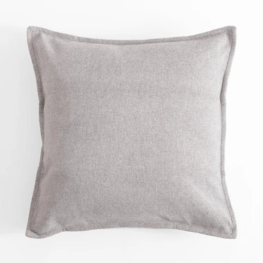 Světle šedý povlak na polštář LIBRA 45x45 cm