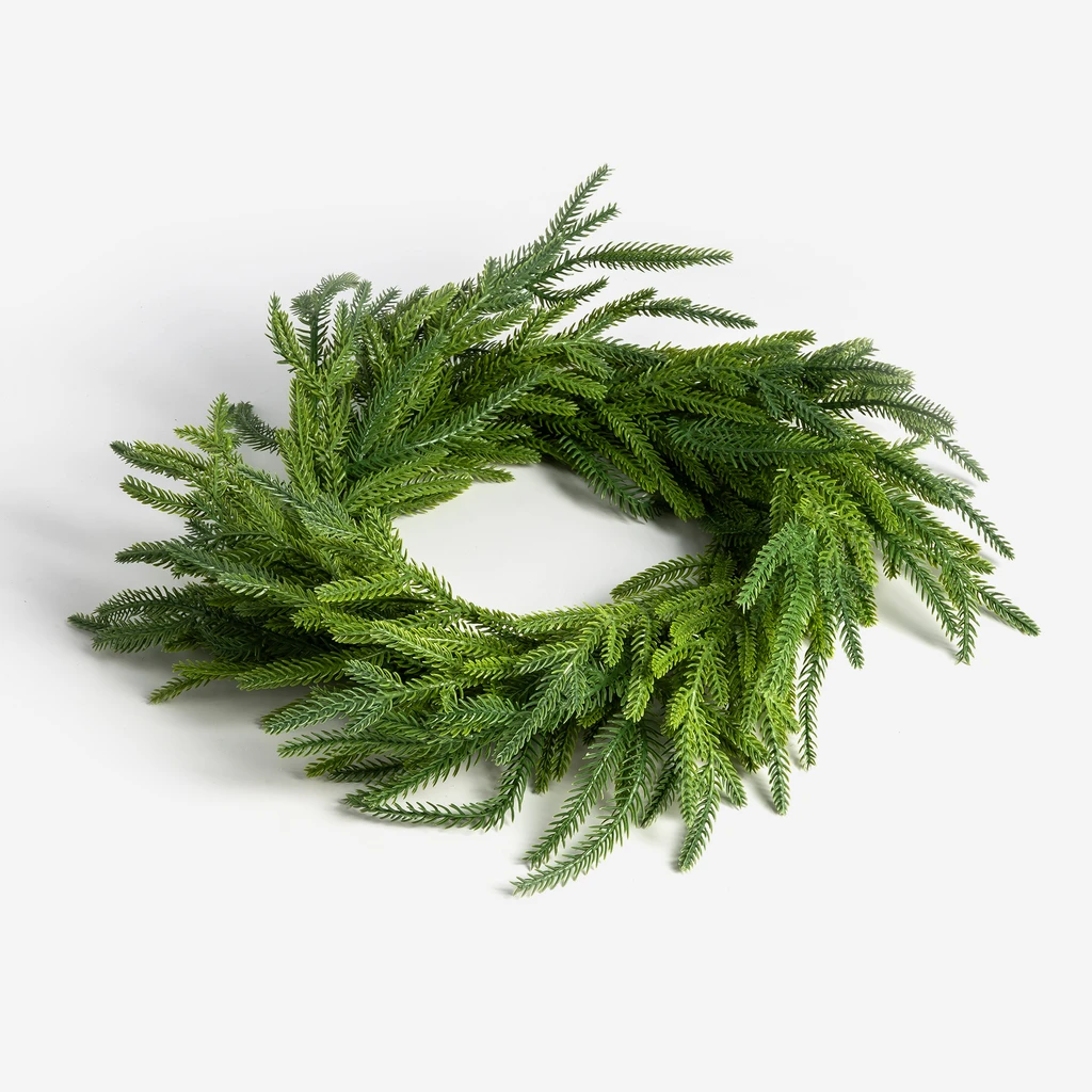 Vánoční věnec zelený 40 cm