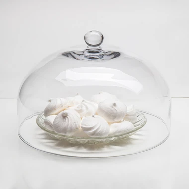 Skleněný poklop 28 × 20,5 cm