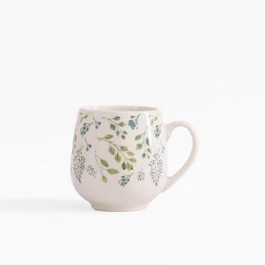 Porcelánový hrnek s polními květy 540 ml