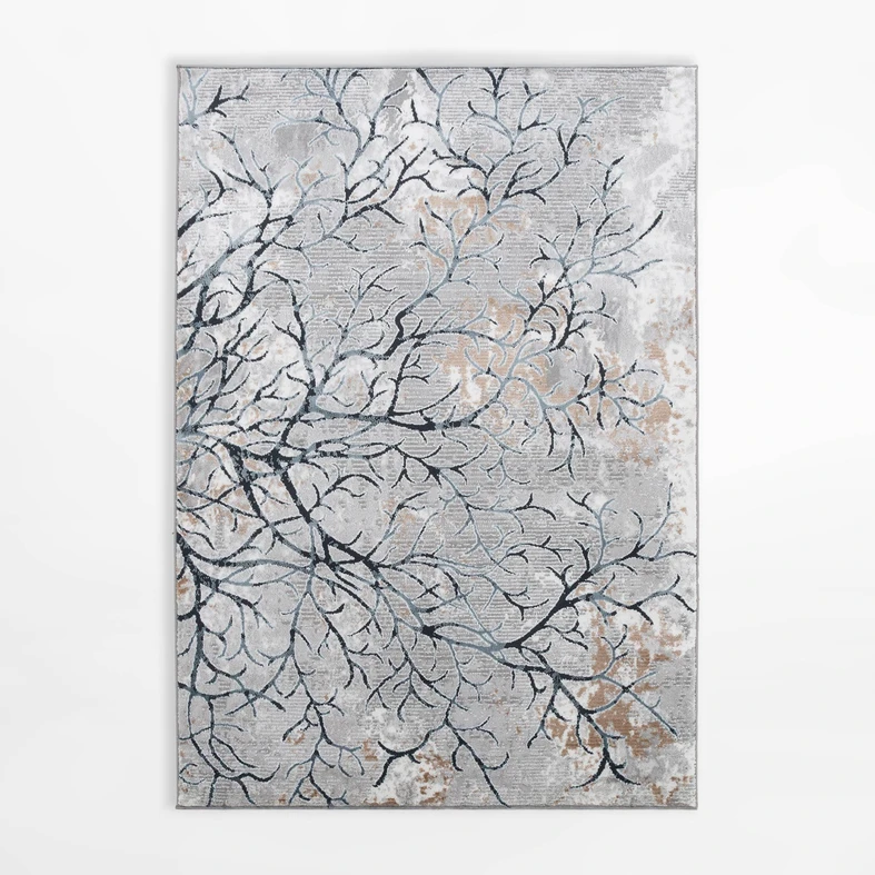 Šedo-modrý koberec MONTENEGRO 160x230 cm