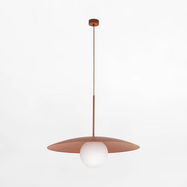 Závěsné svítidlo SLATE SABIA GLASS cihlové